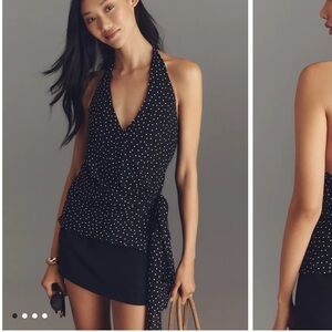 NWOT Reformation Nila Top pokadot halter